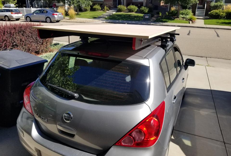Plywood Hauling Roof Rack James Kiefer